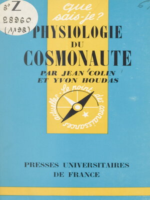 cover image of Physiologie du cosmonaute